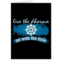 Go with the Flow Dharma Card