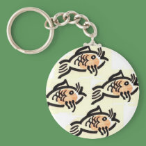 Go with the flow! keychains