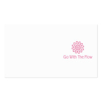 Go with the Flow Lotus business cards