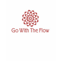 Go With The Flow Lotus Flower t-shirts