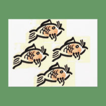 Go with the flow! postcards