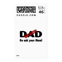 Go Your Ask Your Mom (Off Duty Dad) postage