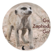 Go, Zaphod, go! - Sticker stickers