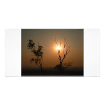 Goa sunset personalized photo card