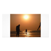 Goa sunset picture card