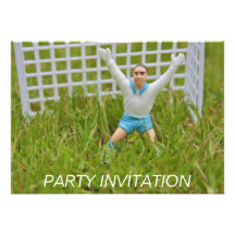 Goal Keeper Party Invitation