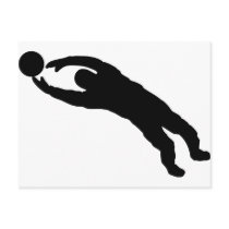 goal keeper postcards