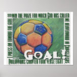 Goal! Soccer poster