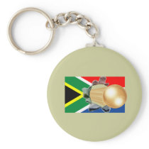 Goal - South African rocket match winning goal Key Chain