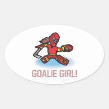 Goalie Girl Stickers