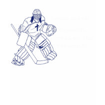 GOALIE JESUS SAVES t-shirt by teebag GOALIE JESUS SAVES t-shirt