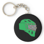 Goalie Mask Green keychains