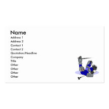 Goalie Save Business Card Templates