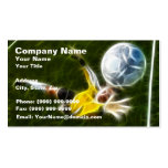 Goalkeeper in Action Business Card Template