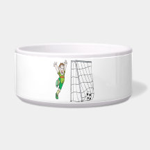 Goalllllllllllllllll Dog Bowl