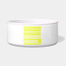 Goalllllllllllllllll Dog Bowl