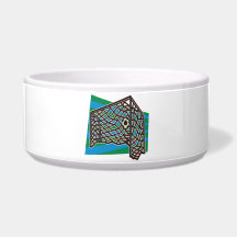 Goalllllllllllllllll Dog Bowls