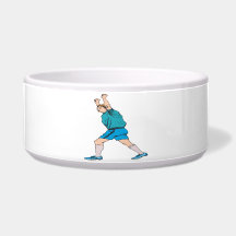Goalllllllllllllllll Dog Food Bowl