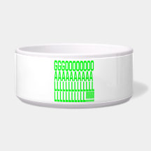 Goalllllllllllllllll Dog Food Bowl