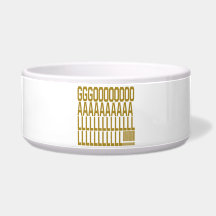 Goalllllllllllllllll Dog Food Bowls