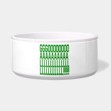 Goalllllllllllllllll Dog Food Bowls