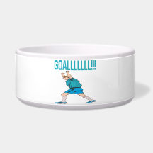 Goalllllllllllllllll Dog Water Bowl