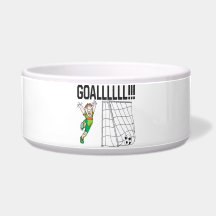 Goalllllllllllllllll Dog Water Bowl