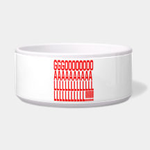 Goalllllllllllllllll Pet Food Bowl