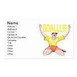 Goalllllllllllllllll Plantilla De Tarjeta De Visita