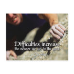 Goals Motivational Postcard