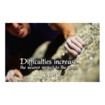 Goals Motivational Poster Print