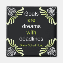 Goals Quotation Magnet magnets