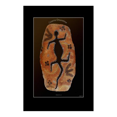 GOANNA DREAMTIME Art Print by RavenSpiritPrints