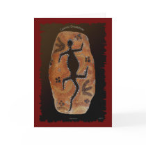 GOANNA DREAMTIME Note Card