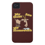 goat ate my homework funny cartoon iPhone 4 case