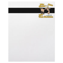 goat ate my tax return cartoon customized letterhead