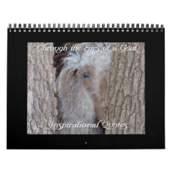 Goat Calendar with Inspirational Quotes