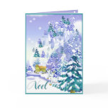 Goat Christmas Card cards