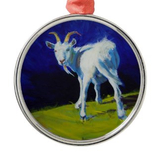 Goat Farm Animal Christmas Tree Ornament