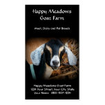 Goat Farming or Breeding Business Card business cards