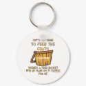 Goat Feed Bucket KeyChain