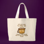 Goat Feed Bucket Tote Bag  Personalized