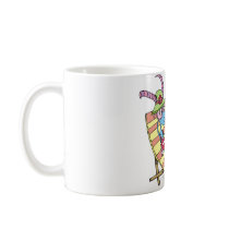 Goat Girl on Beach mugs by biliana Goat Girl on Beach mugs