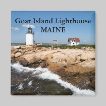 Goat Island Lighthouse, Maine Magnet magnets
