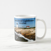 Goat Island Lighthouse, Maine Mug mugs