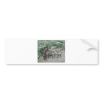 Goat Lady, Ravna Gora bumper stickers by melissaenderle Goat Lady, Ravna Gora bumper stickers