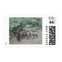 Goat Lady, Ravna Gora postage