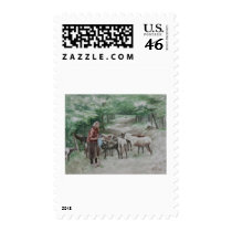 Goat Lady, Ravna Gora postage