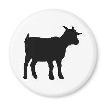 Goat Fridge Magnet