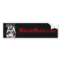 Goat of Mendes Black Bumpersticker bumper stickers
